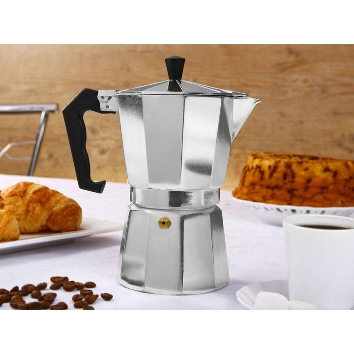 Cafeteira Italiana - Moka - 12 Xícaras - Prata - Urbe Café